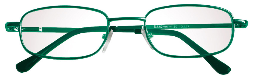 Reading Glasses De Luxe model Classic2 - green